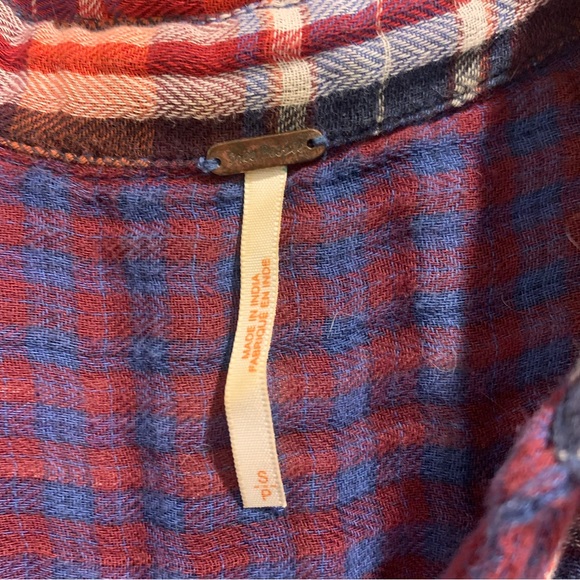 Free People Flannel Shirt - Picture 5 of 6